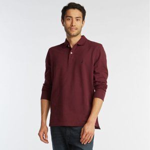 Nautica Classic Fit Long Sleeve Polo (Large)